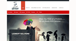 Desktop Screenshot of leonsoftsolutions.com